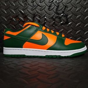 Nike Dunk Low Retro Miami Hurricanes DD1391-300 size 10.5